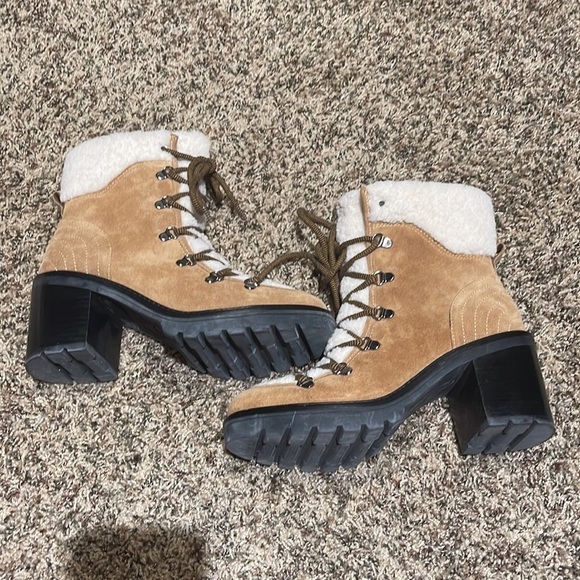 VACINTA HEELED COMBAT BOOTIE - Picture 8 of 11